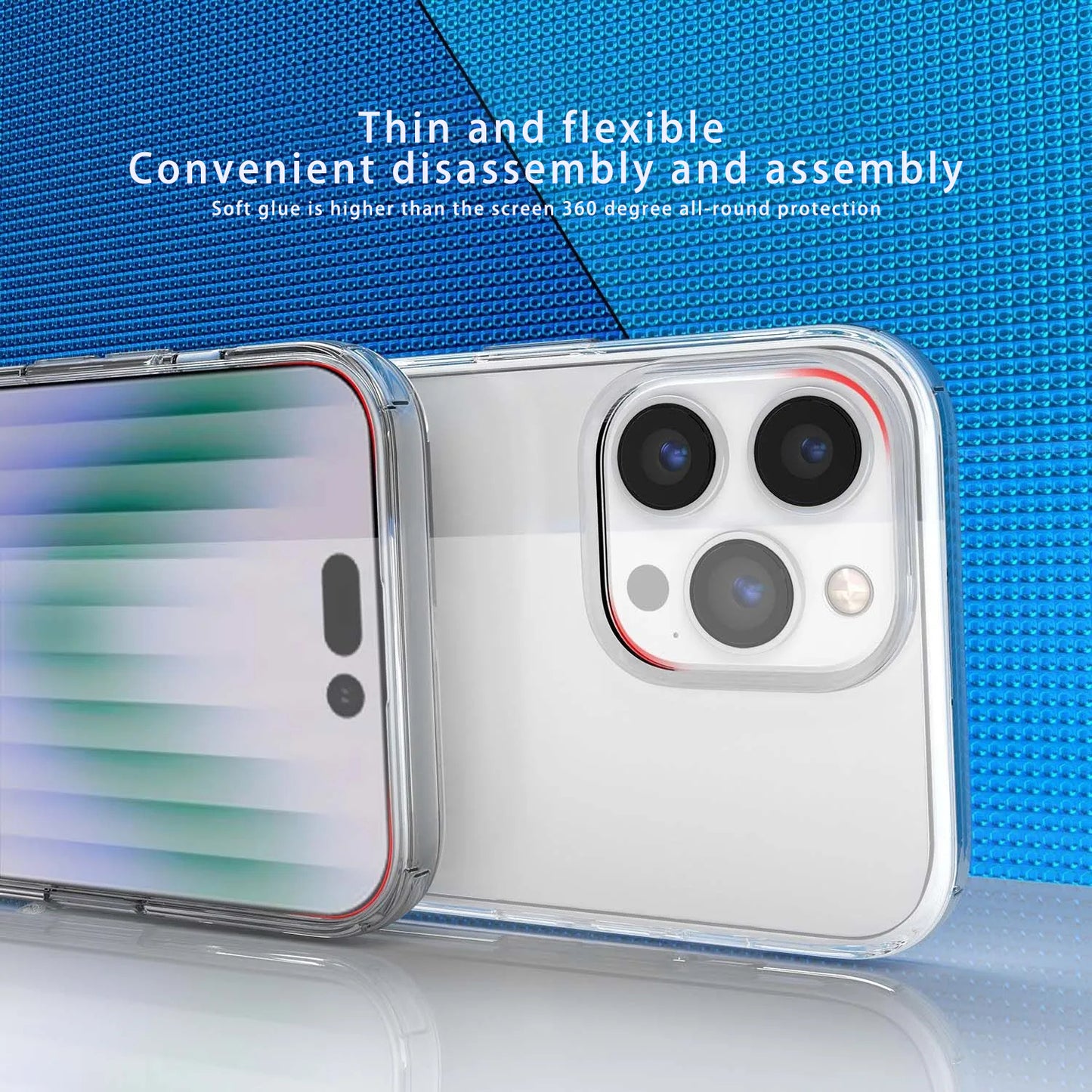 High Quality Shockproof Full Cover Case For iphone 11 iphone 11 pro max Clear Cover For iphone 12 Transparent Tpu Case