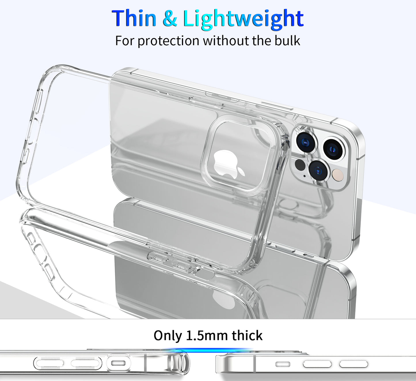 new craft tpu+pc combo shockproof case transparent cover clear phone case for iphone 11 pro max