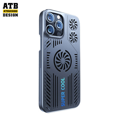 Atouchbo wholesale new desighn metal case cooling mobile phone cover for iphone 11 12 13 14 pro max