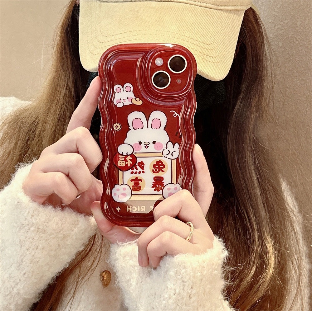 Ins Cute Cartoon Case With Camera Protection For iphone 13 All Inclusive Cover For iphone 14 pro max Shockproof Phone Case