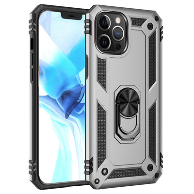 amazon hot selling armor magnetizable ring holder car phone case for iphone 11 pro max bumper shockproof covers