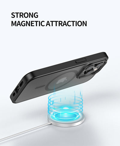 New Arrival wireless charge case clear magnetic phone case for iphone 12 soft silicone cover