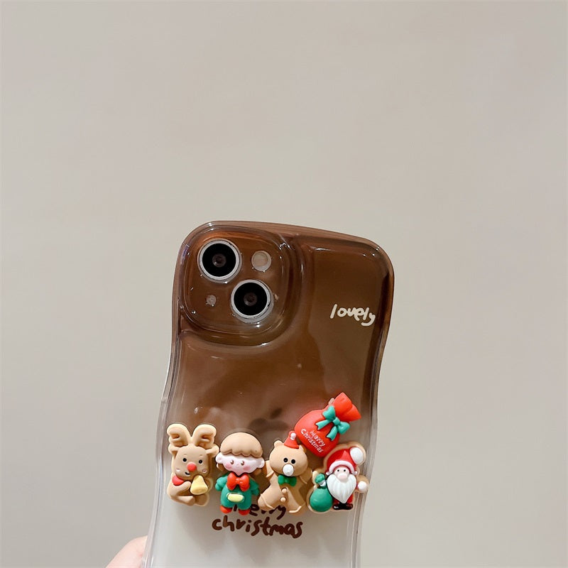 Christmas customize OEM/ODM tpu mobile phone case Christmas phone case for iPhone 14 13 12 11