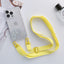 For iPhone 14 Silicone Phone Case With Lanyard Necklace Shoulder Strap Rope Adjustable Crossbody Cord For iPhone 13 12 Pro Max