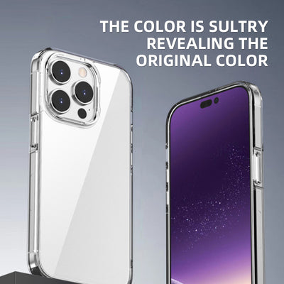 crystal high transparency pc+tpu clear and flawless antioxidant phone case for iphone 11 pro max