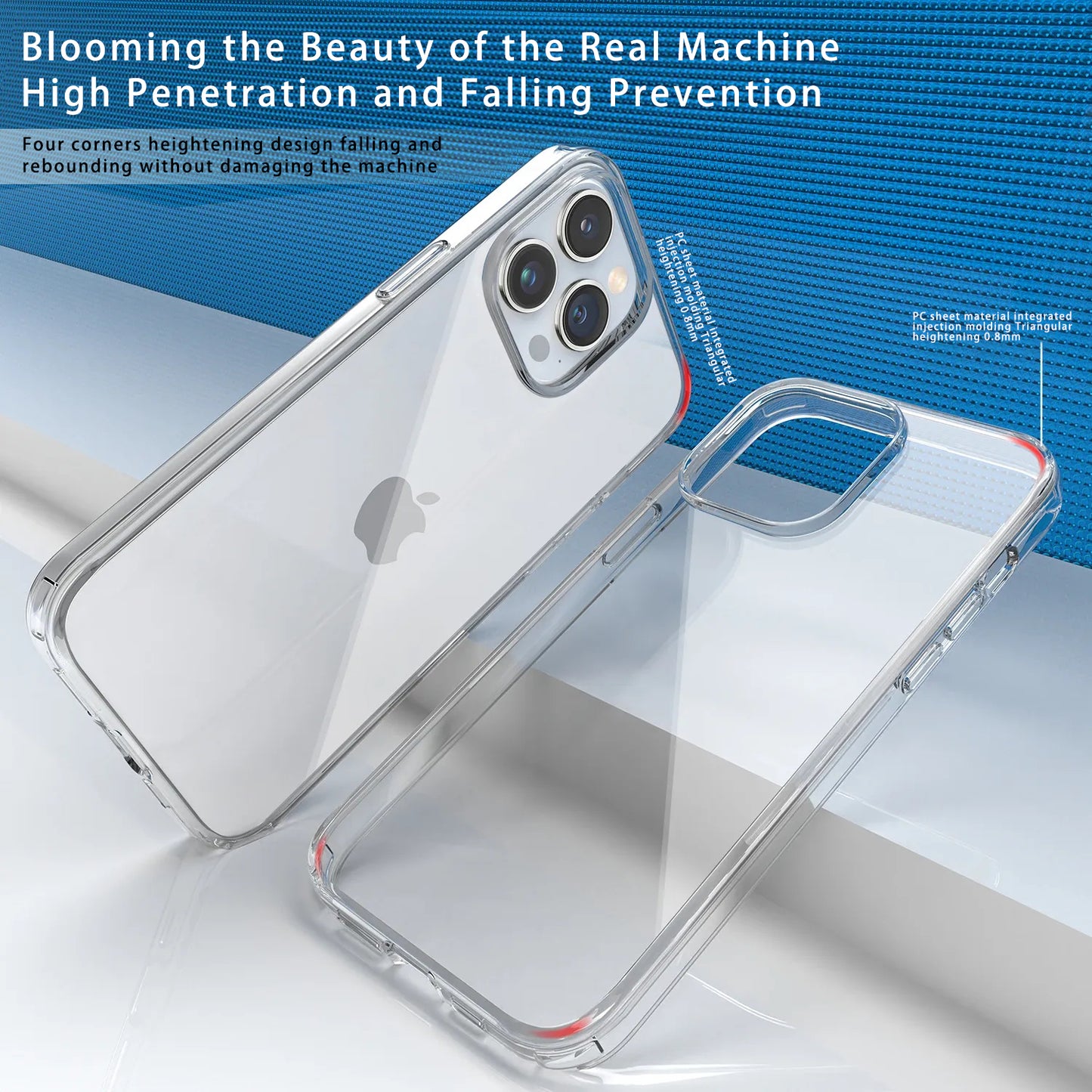 High Quality Shockproof Full Cover Case For iphone 11 iphone 11 pro max Clear Cover For iphone 12 Transparent Tpu Case