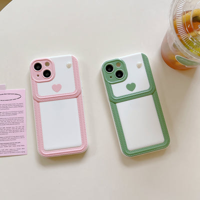 Girl'S Choice Pink Heart Blue Sky With Fine Hole Phone Case For Iphone X Xr Xs Max 12 13 Pro 11 Premium Shock Proof Case