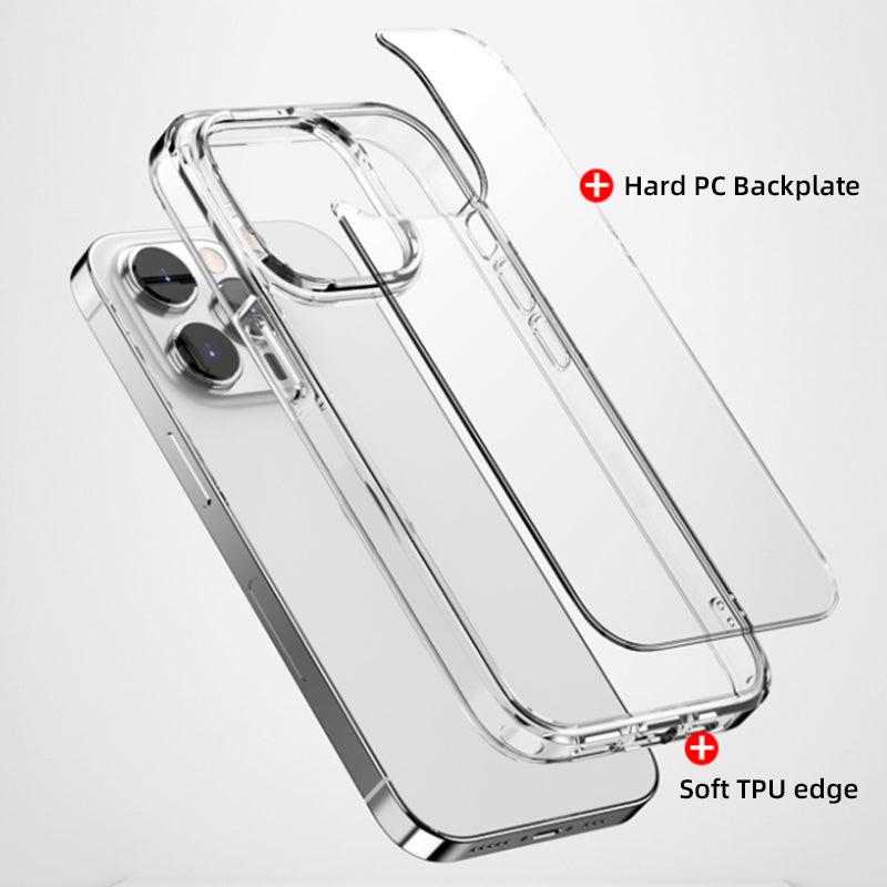 Original design clear transparent soft feelings rugged screen protector phone case for iphone 11 pro max