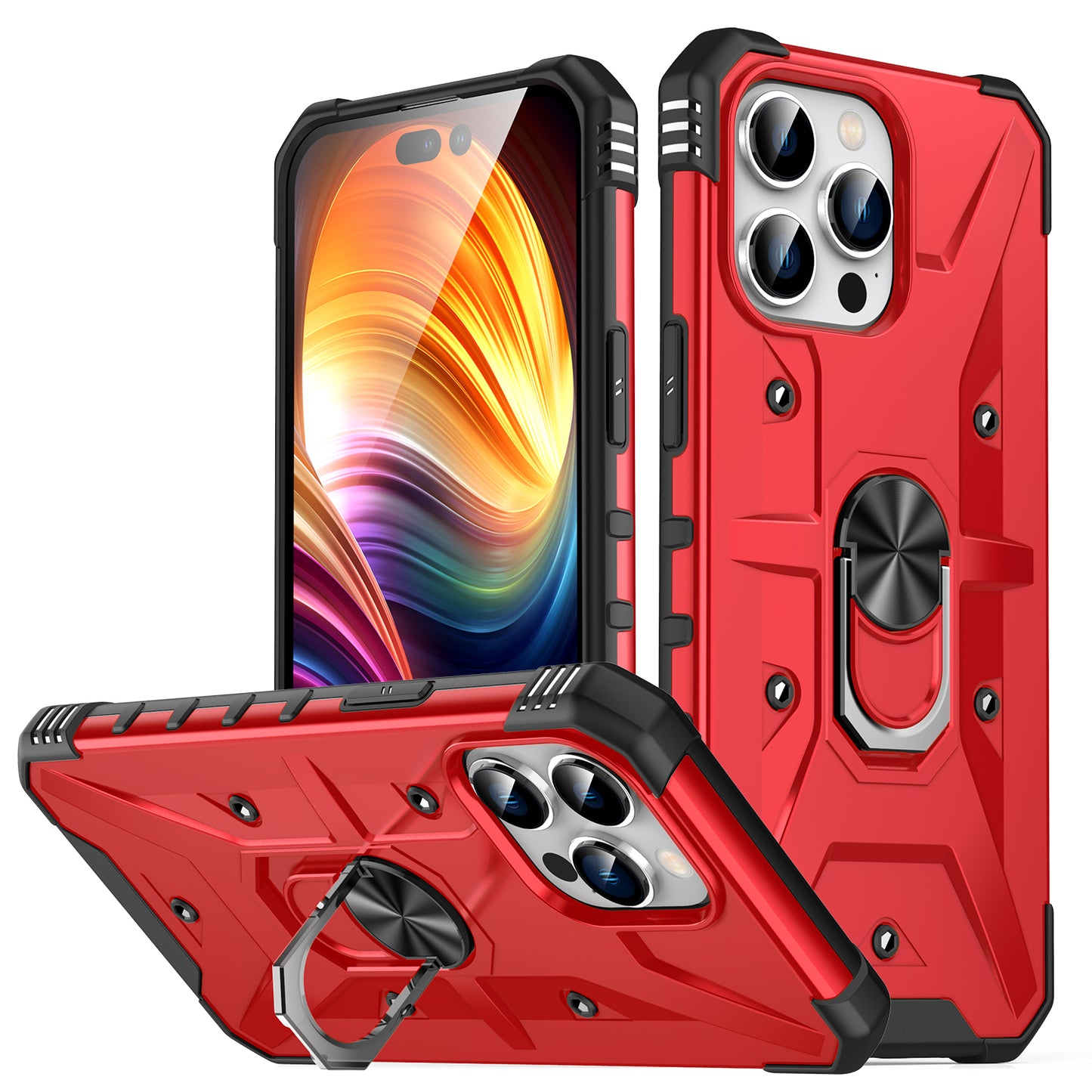 geili armor series bracket function phone case for iphone 11 series magnetic holder phone cover cell