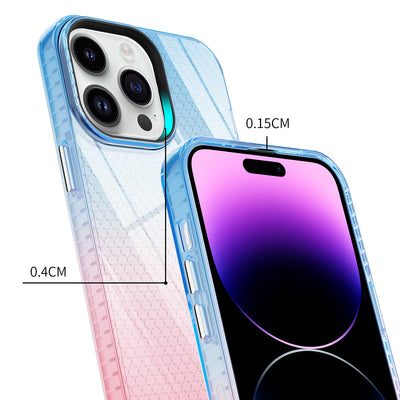 dual color nice popular designed phone case honeycomb pattern phone case for iphone 11 pro max