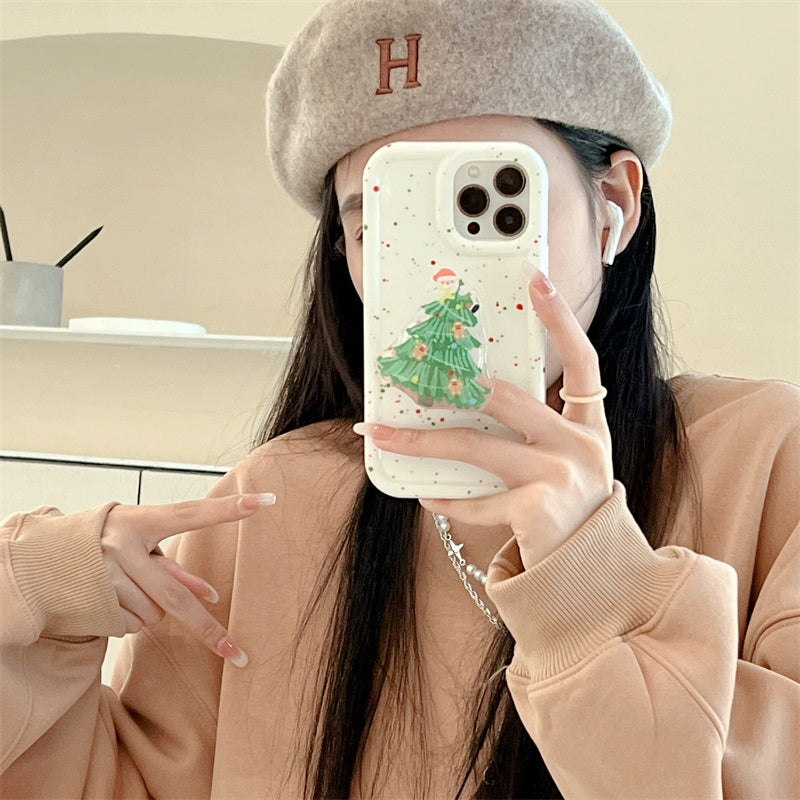 Cute phone case customize logo OEM/ODM mobile phone case Christmas phone case for iPhone 14 13 12 11