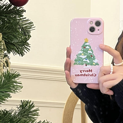 Christmas tree mobile phone case OEM/ODM Christmas phone case for iPhone 14 13 12 11