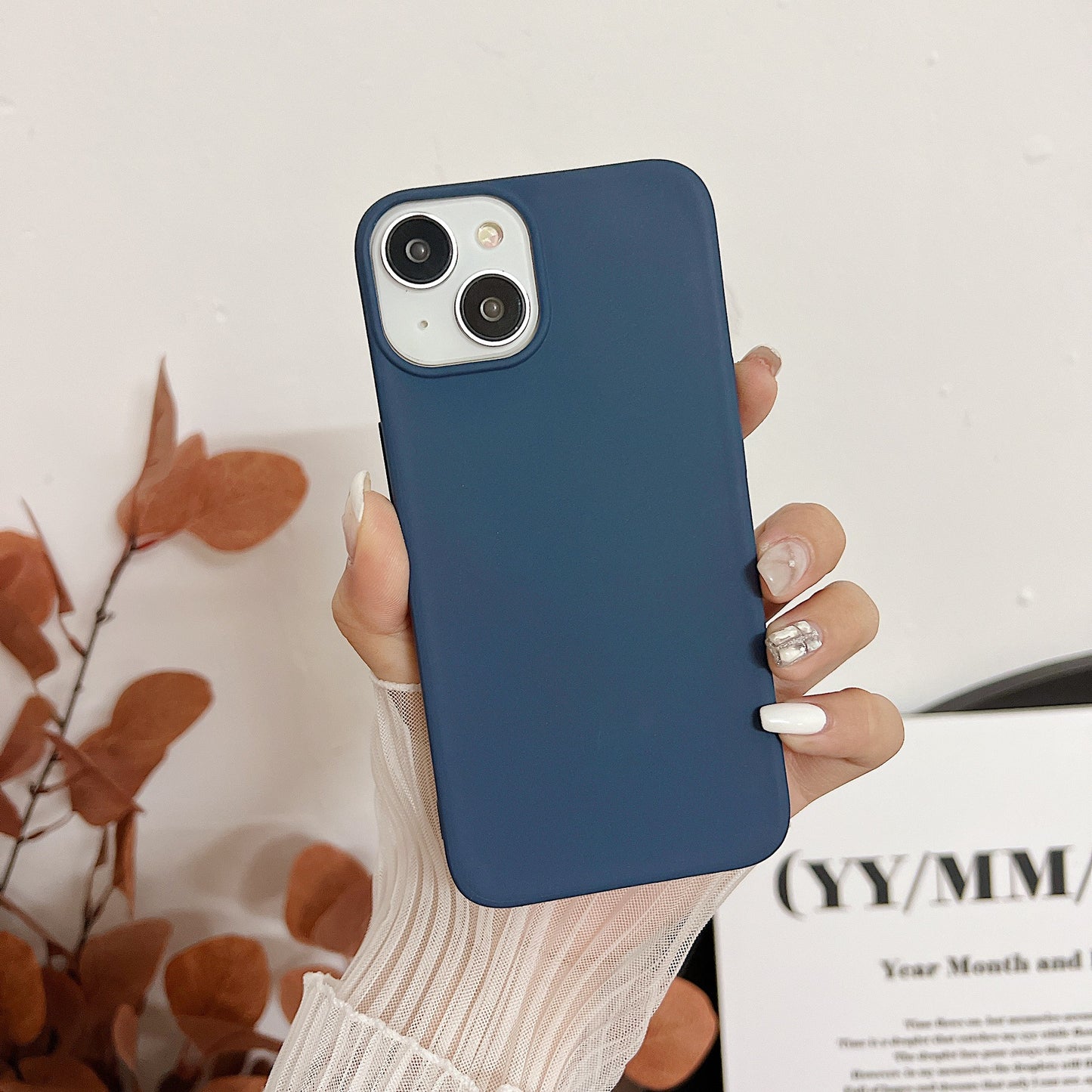 2023 New Arrivals Simple solid color matte Mobile Cover Cases for iPhone 14 13 12 Pro Max