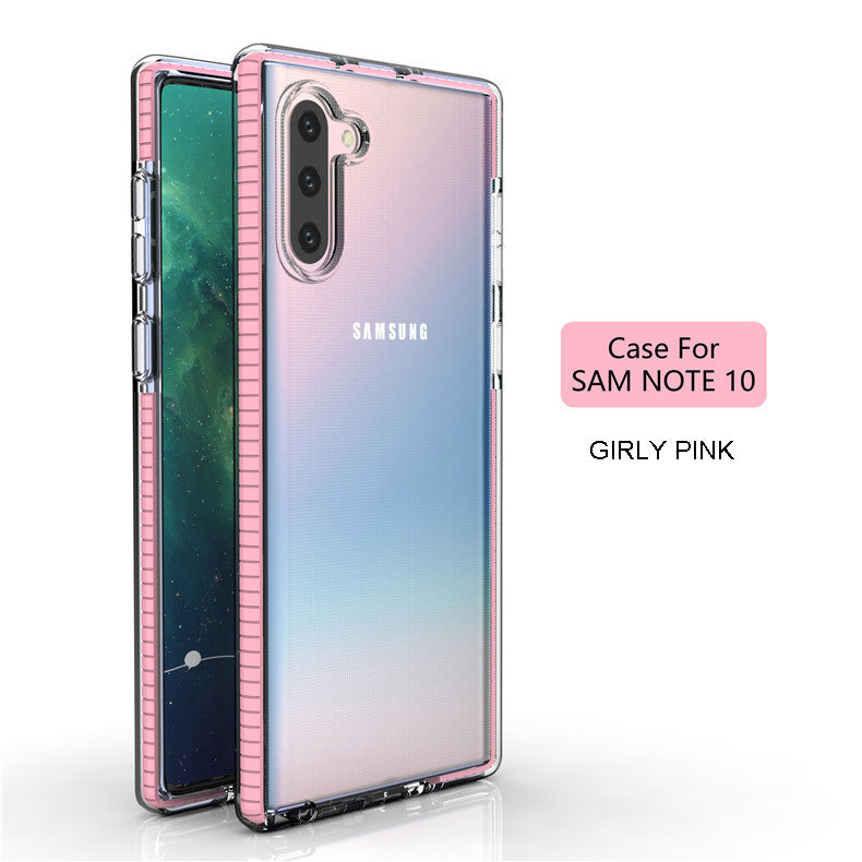 Soft Clear Phone Case for Samsung Note 10 S10e S10 S20 Plus A70 A50 A71 A51 Case for iPhone 11 / 11 Pro Case