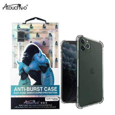 Atouchbo Clear Shockproof Phone Case for iPhone 11 Pro Max New TPU Bumper PC Back Phone Cover for iPhone 12 Series 5.4 6.1 6.7