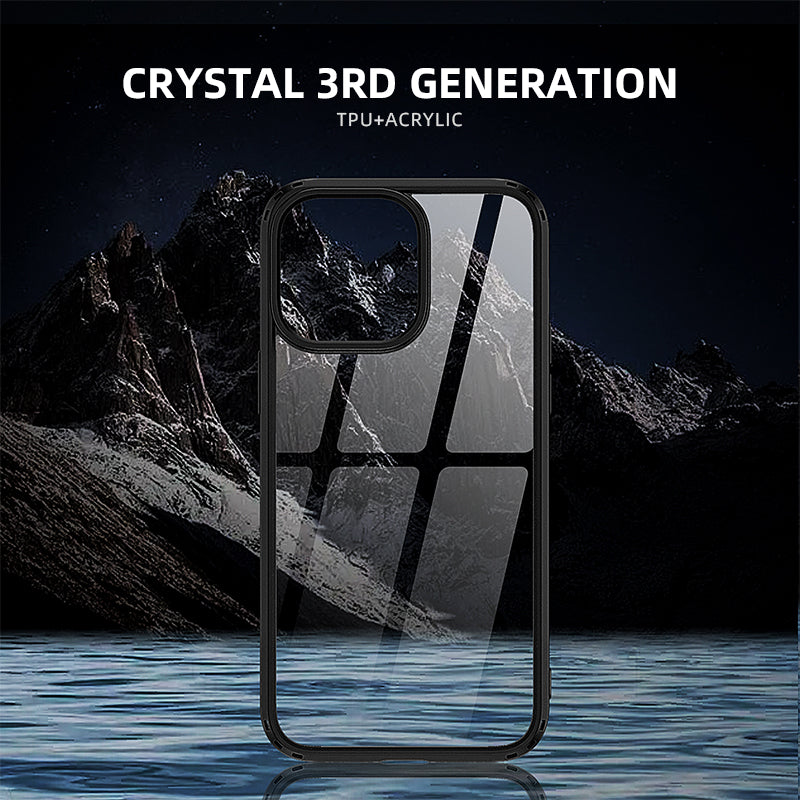 upgraded cushion shockproof soft durable crystal mobile phone case for iphone 11 pro max