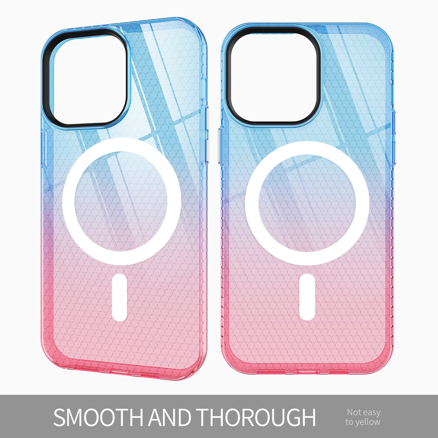 Cheap Price magsafing clear back cover cell phone case for iPhone 12 Phone Cover Pink Blue