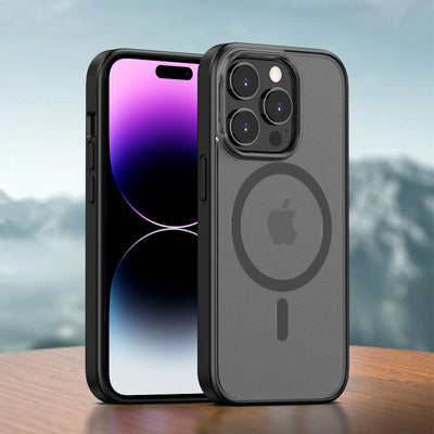 new design shockproof case thin transparent wireless charging magnetic phone case for iphone 11 pro max