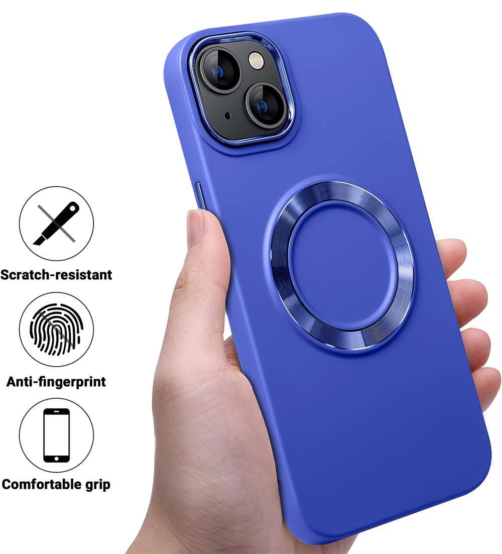 Luxury Design For Iphone 14 Max Solid Color Electroplating Magnetic Suction For Iphone 13 12 11 With Lens Film Protection Xsmax