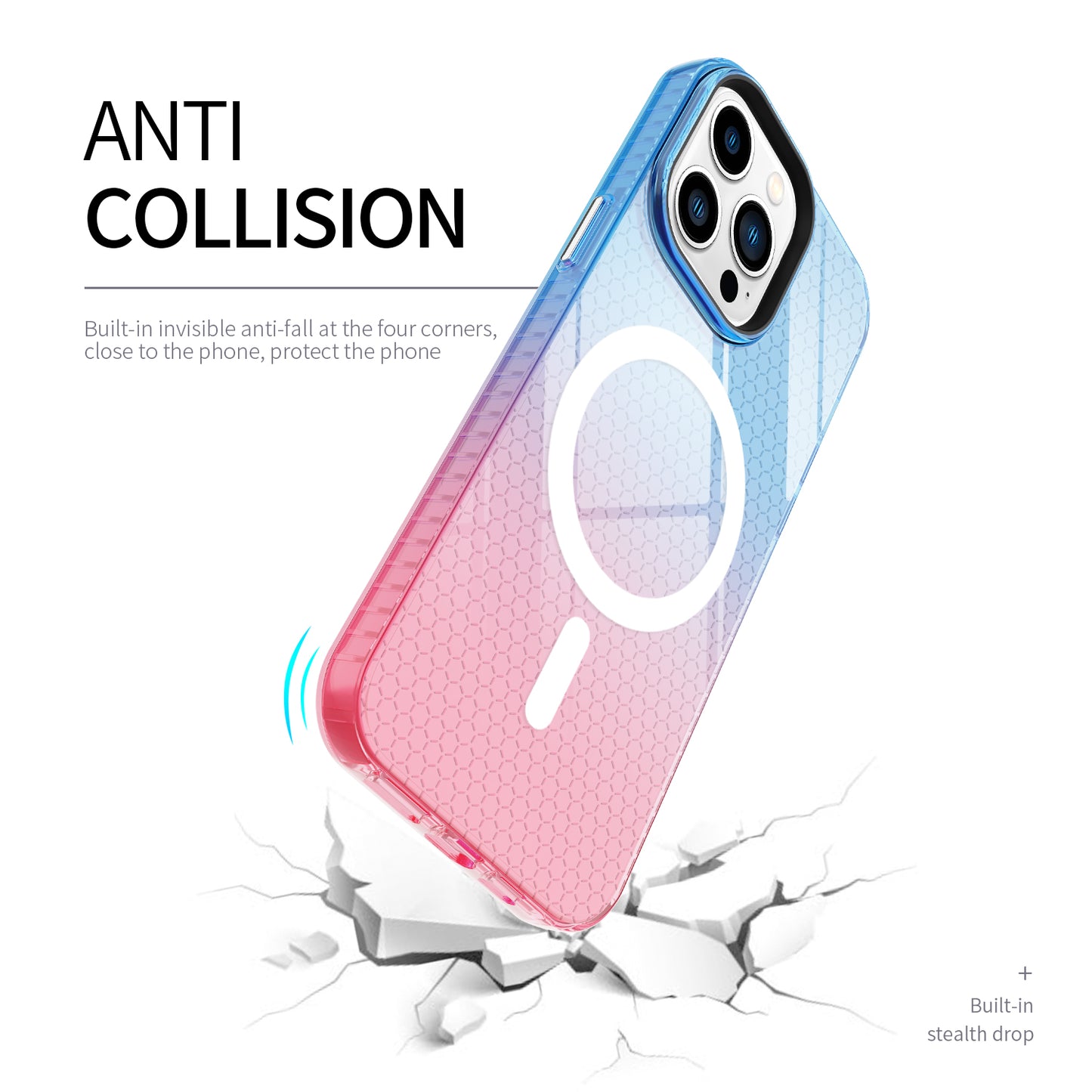 Anti Peeping Magnetic Double Sided Protector Peeping prevention Phone Case for iphone 14 pro max