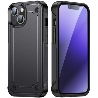 heavy duty hard shockproof armor case fashion black feel phone case for iphone 11 pro max