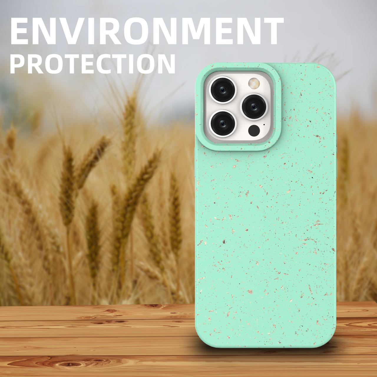 Hot Sale candy color case cover Shockproof Bumper Wheat straw Phone Case for iphone 14 max