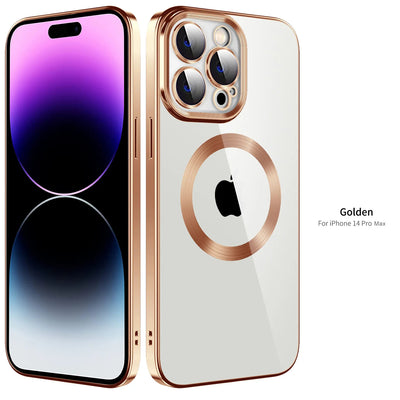 Magnetic Wireless Charge Case for IPhone 14 13 Luxury Purple TPU Charging Phone Case for Iphone 11 12 13 Pro Max Plus