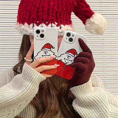 Customize Santa phone case Christmas OEM/ODM mobile phone case Christmas phone case for iPhone 14 13 12 11