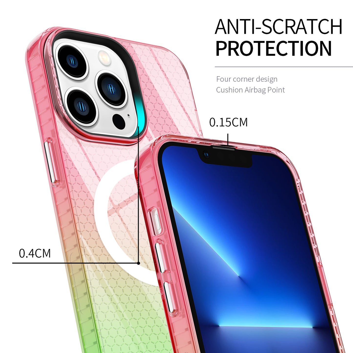 fashion design colorful case shockproof wireless charging phone case for iphone 11 max case