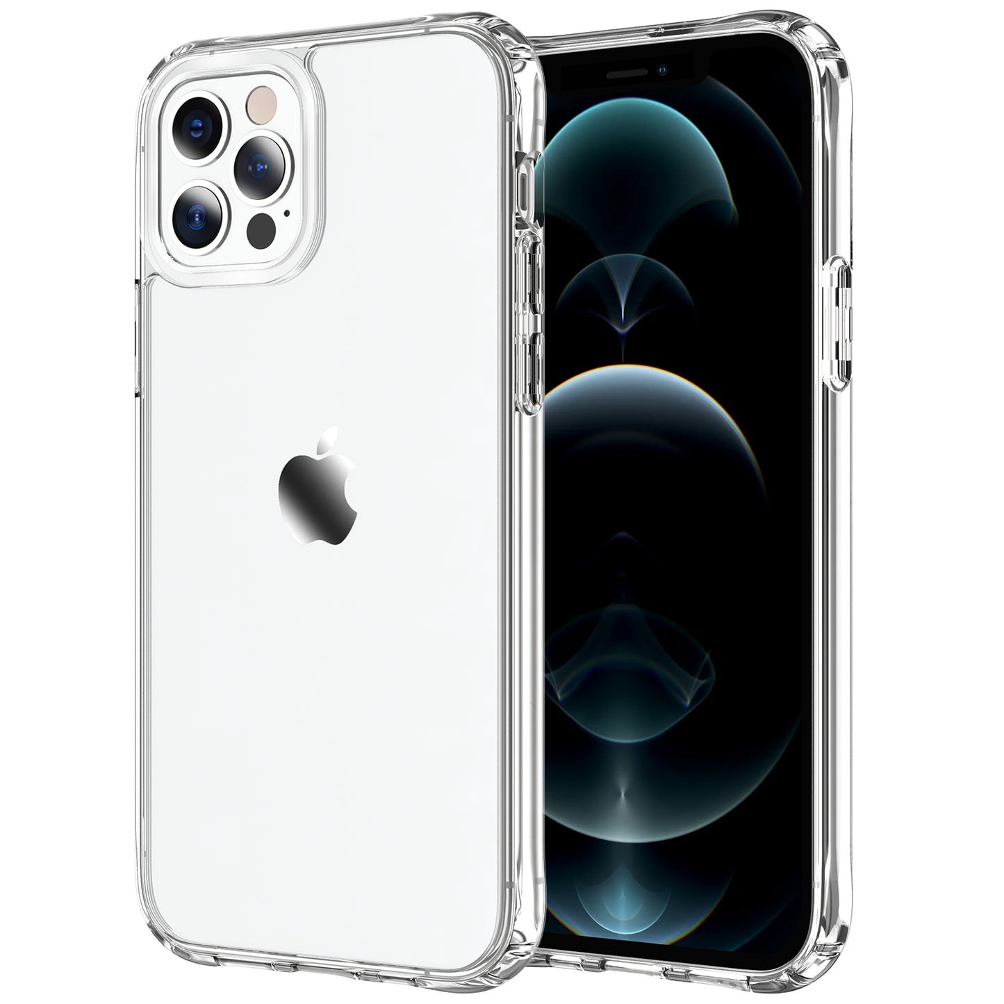 clear shockproof transparent hard acrylic phone case for iphone 11 air-bag anti-fall silicone cover