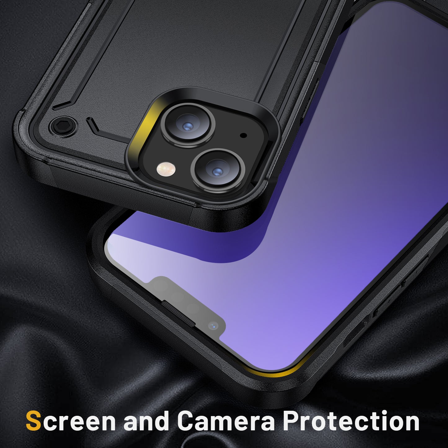 New Hard Strong Thin Case For iphone 14pro max SAM S23 PLUS MOTO Shockproof All-around Protection Pc Tpu Case