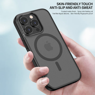 hot sale hard anti-knock shockproof cover wireless charging magnetic phone case for iphone 11 pro max