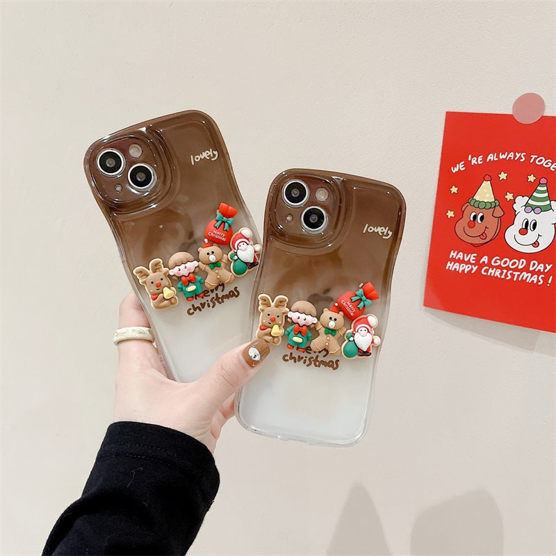 Christmas customize OEM/ODM tpu mobile phone case Christmas phone case for iPhone 14 13 12 11