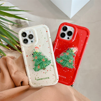 Cute phone case customize logo OEM/ODM mobile phone case Christmas phone case for iPhone 14 13 12 11